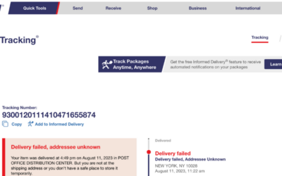 USPS Scam: Very SoPHISHticated