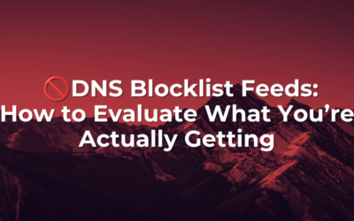 DNS Blocklist Feeds: How to Evaluate What You’re Actually Getting